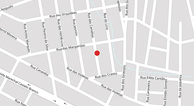 Mapa da localização
