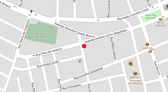 Mapa da localização