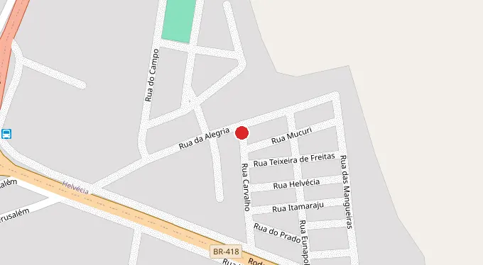 Mapa da localização