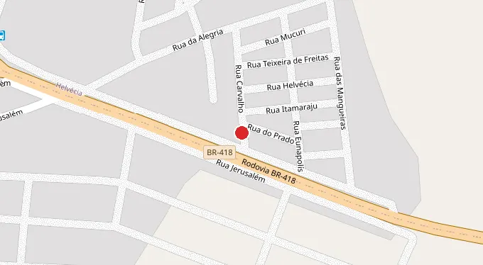 Mapa da localização