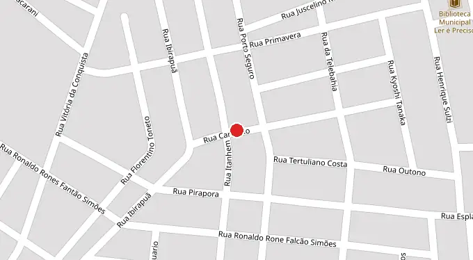 Mapa da localização