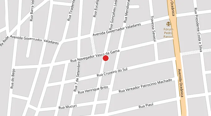 Mapa da localização
