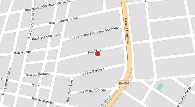 Mapa da localização
