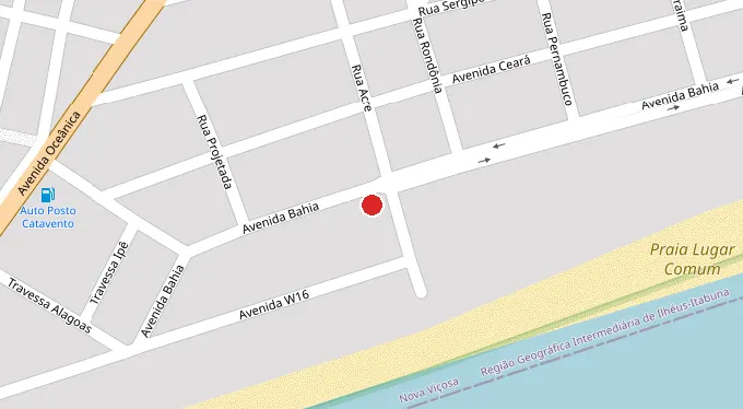 Mapa da localização