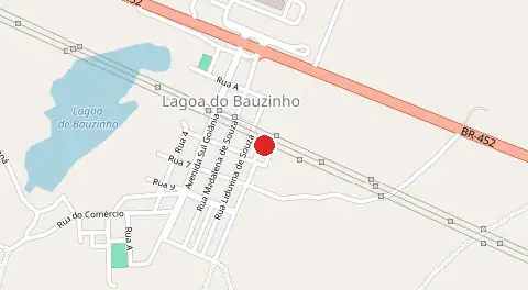 Mapa de Lagoa do Bauzinho