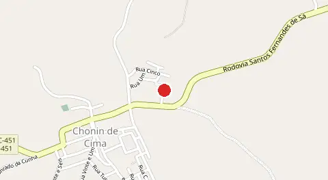 Mapa de Chonim de Cima