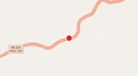 Mapa de Córrego Barra do Goiabal