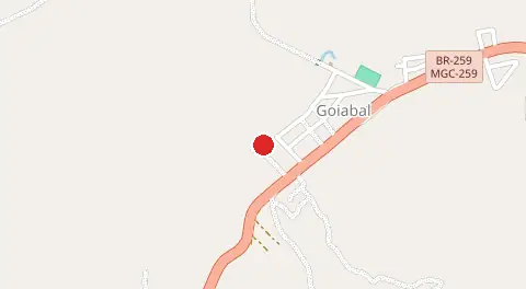 Mapa de São José do Goiabal