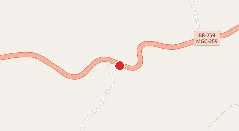 Mapa de Córrego Manoel Antônio