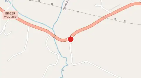 Mapa de Córrego dos Borges