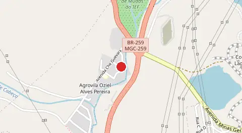 Mapa de Assentamento Oziel Alves