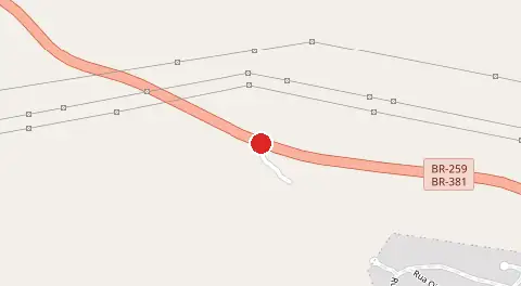 Mapa de Anel Rodoviario Perdro Tassis