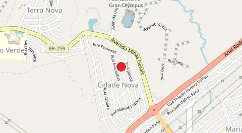 Mapa de Cidade Nova