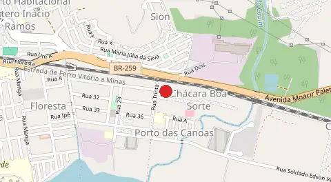 Mapa de Chácara Boa Sorte