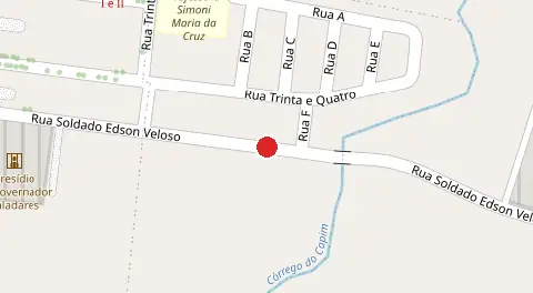Mapa da localização