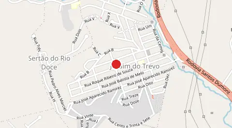 Mapa de Jardim do Trevo