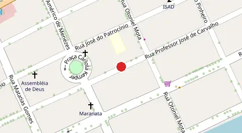 Mapa da localização