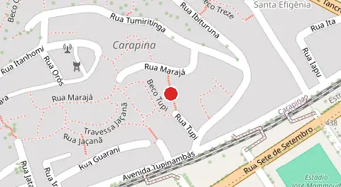 Mapa da localização