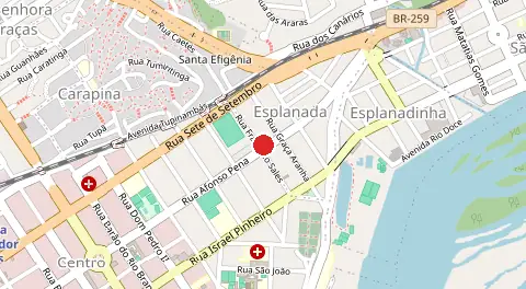 Mapa de Esplanada