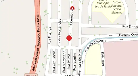 Mapa da localização