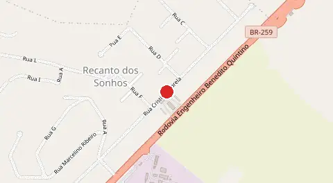 Mapa de Recanto dos Sonhos