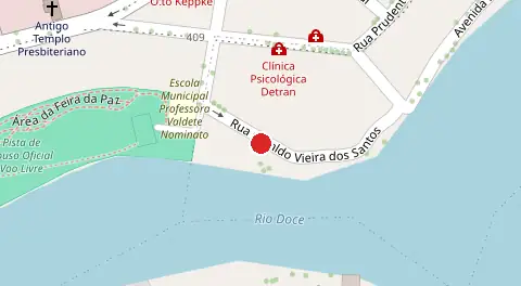 Mapa da localização