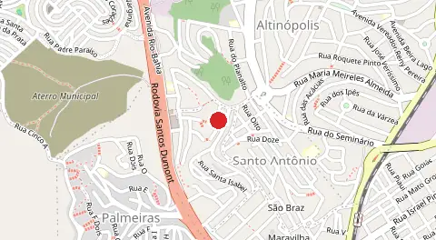 Mapa de Mae de Deus