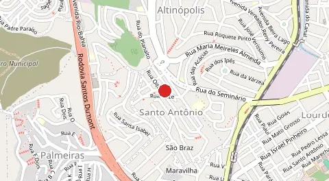 Mapa de Santo Antônio