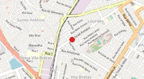 Mapa de Lourdes