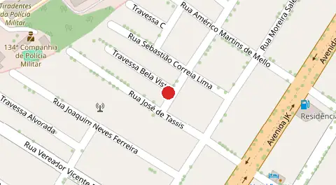 Mapa da localização