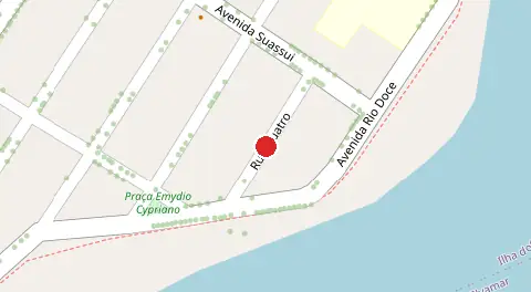 Mapa da localização