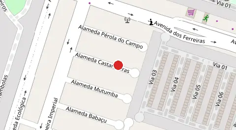 Mapa da localização
