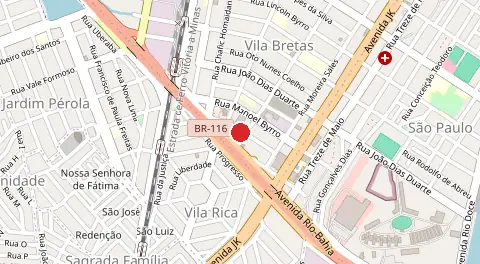 Mapa de Vila Bretas