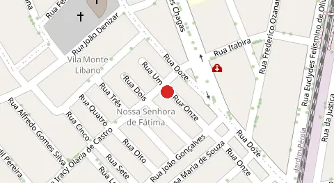 Mapa da localização