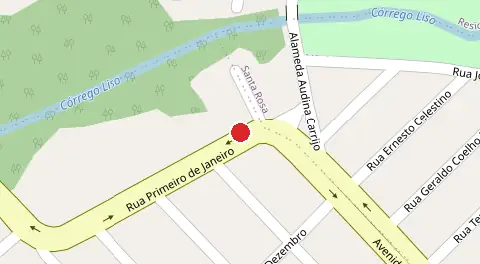 Mapa da localização