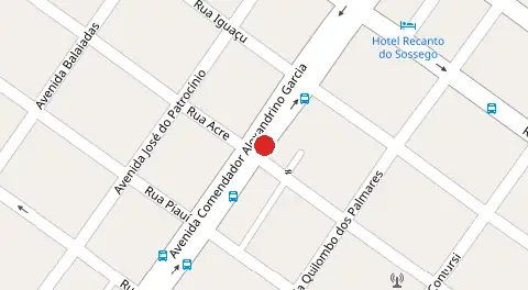 Mapa da localização