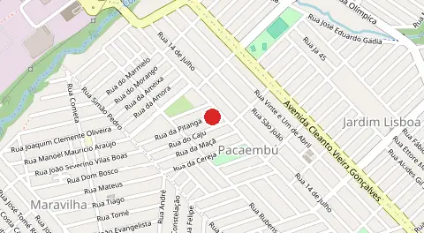 Mapa de Pacaembu