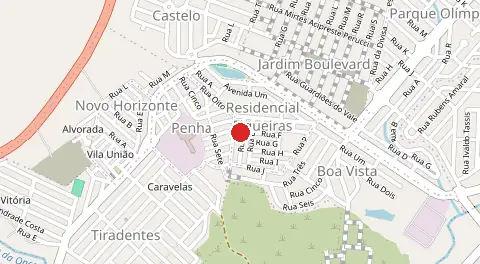Mapa de Figueira do Rio Doce