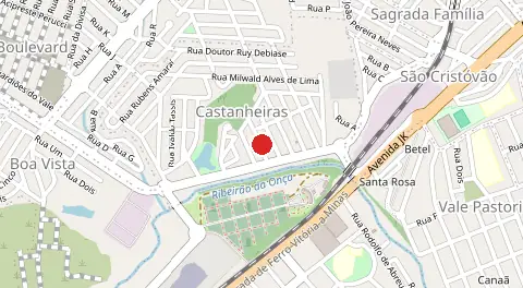 Mapa de Castanheiras