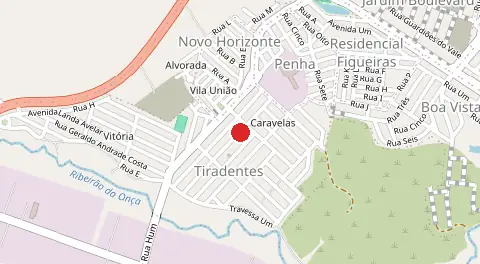 Mapa de Tiradentes