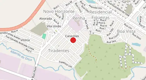 Mapa de Caravelas