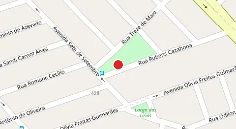 Mapa da localização