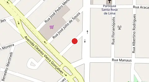 Mapa da localização