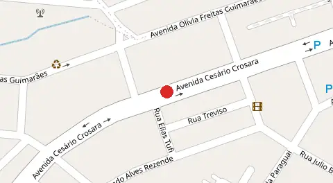 Mapa da localização