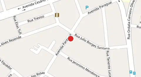 Mapa da localização