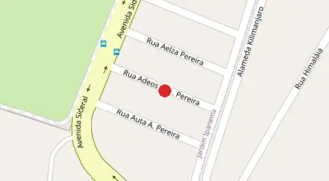 Mapa da localização