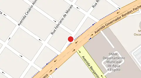 Mapa da localização
