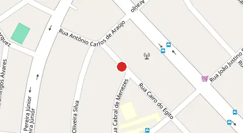 Mapa da localização
