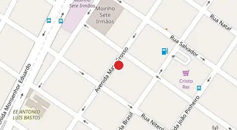 Mapa da localização