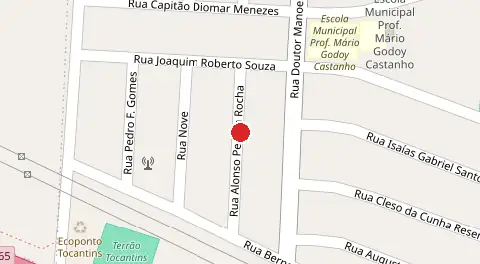 Mapa da localização